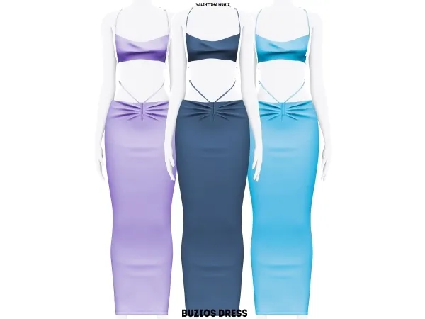 Alpha Buzios Dress - The Sims 4 Custom Content
