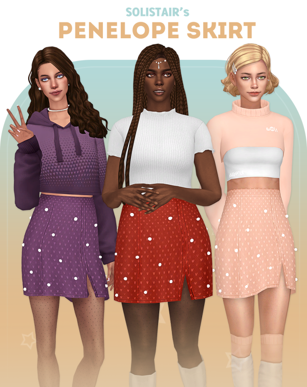 Maxis Match Penelope Skirt by simsfinds - The Sims 4 Custom Content