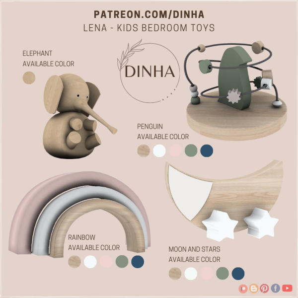 Mix lena kids bedroom toys by dinhagamer - The Sims 4 Custom Content