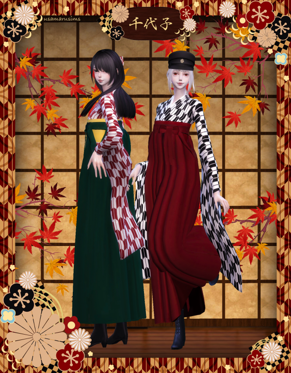 Alpha Chiyoko Set by simsfinds - The Sims 4 Custom Content