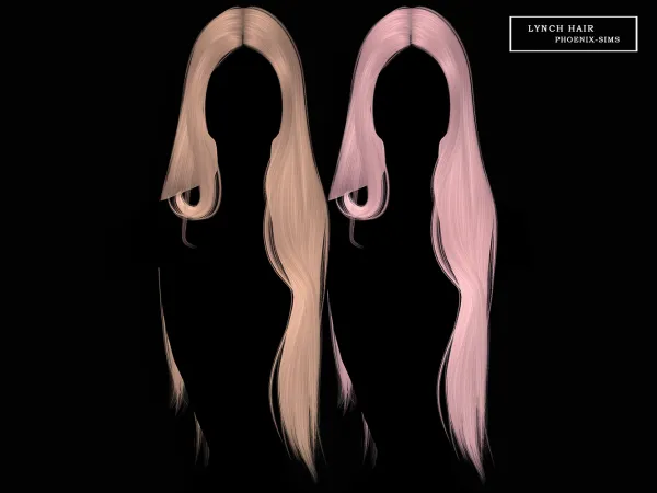 Alpha Lynch Hair - The Sims 4 Custom Content