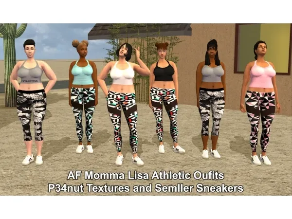 Leto_P34nutAthleticJulieJSneakers - The Sims 2 Custom Content