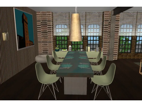 WH1 Dining - The Sims 2 Custom Content