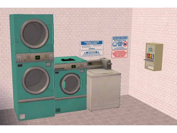 Lavanderia Set for - The Sims 2 Custom Content