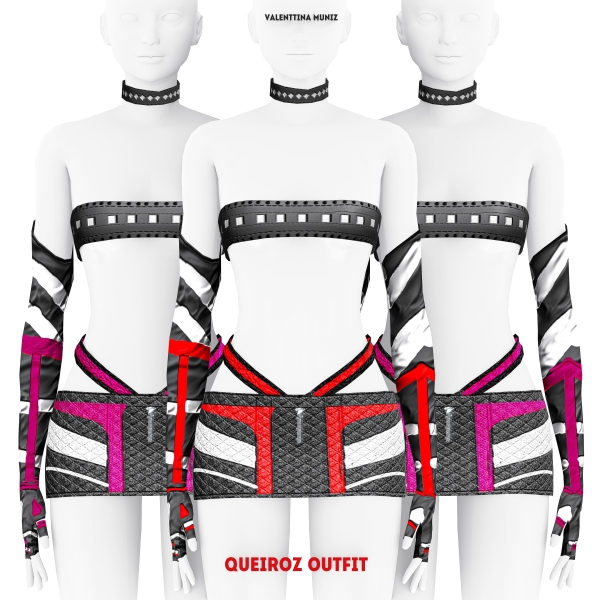 Alpha Queiroz Outfit by valentinamuniz - The Sims 4 Custom Content