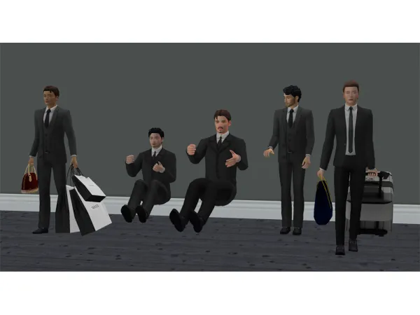 4to2 Misc Bodyguards - The Sims 2 Custom Content