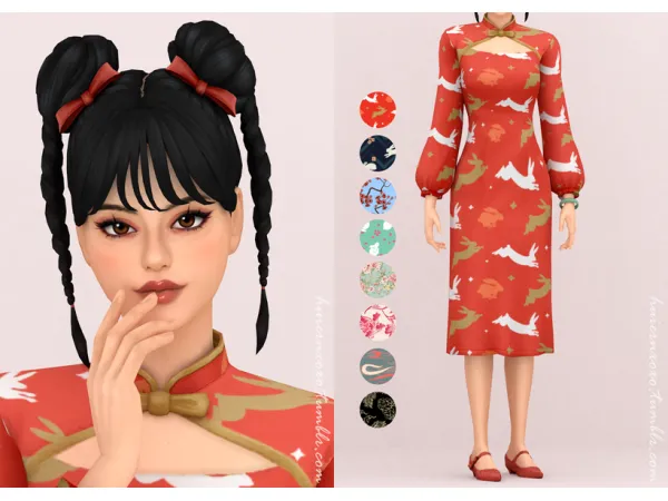 Maxis Match CNY Gift 2023 by HuiEn - The Sims 4 Custom Content