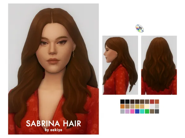Maxis Match Sabrina Hair by oakiyo - The Sims 4 Custom Content