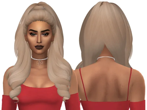 Alpha SADNESS HAIR - The Sims 4 Custom Content