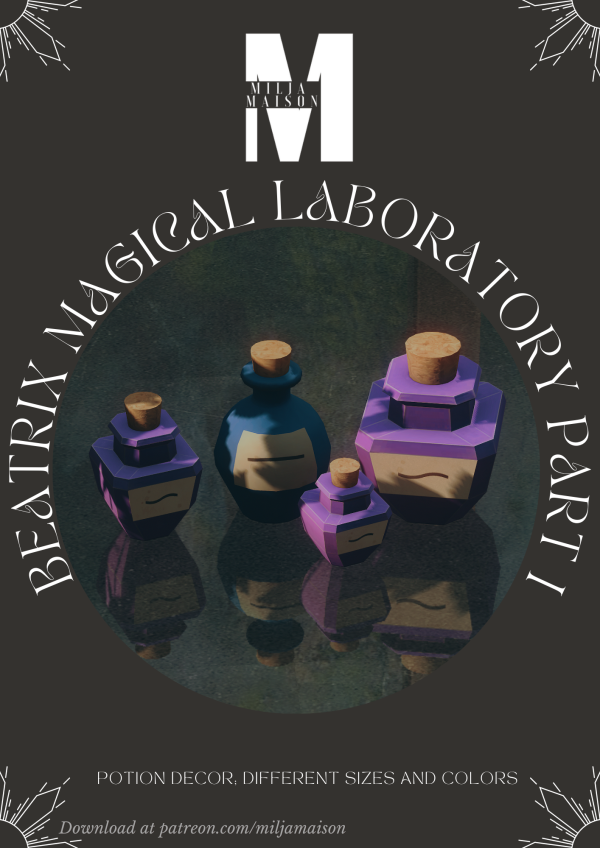 Alpha Beatrix Magical Laboratory Part I by simsfinds - The Sims 4 Custom Content