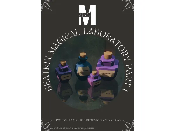 Alpha Beatrix Magical Laboratory Part I by Milja Maison - The Sims 4 Custom Content