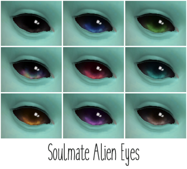 Maxis Match Soulmate Eyes Alien elsa by simsfinds - The Sims 4 Custom Content