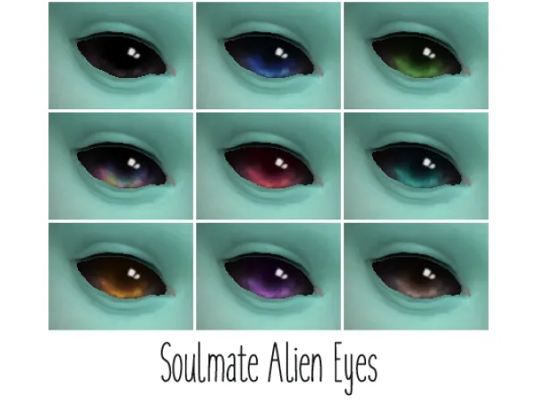 Maxis Match Soulmate Eyes Alien elsa by someone - The Sims 4 Custom Content
