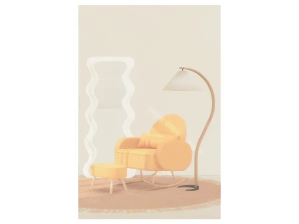 Maxis Match Sanna Rocking Chair Ottoman Floor Lamp Mirror - The Sims 4 Custom Content