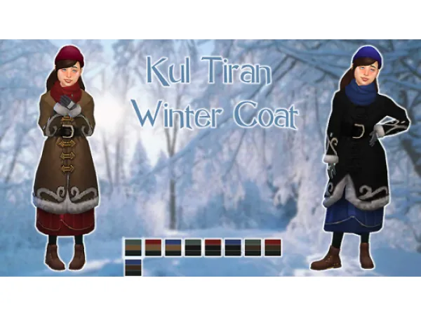 Maxis Match Kul Tiran Coat CF by IvkaSims - The Sims 4 Custom Content