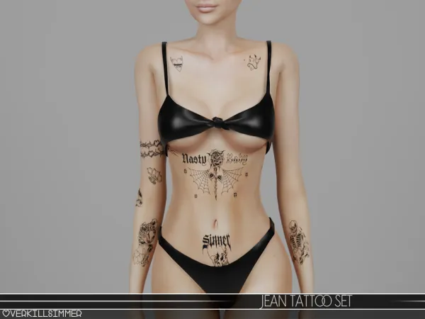 Jean tattoo set