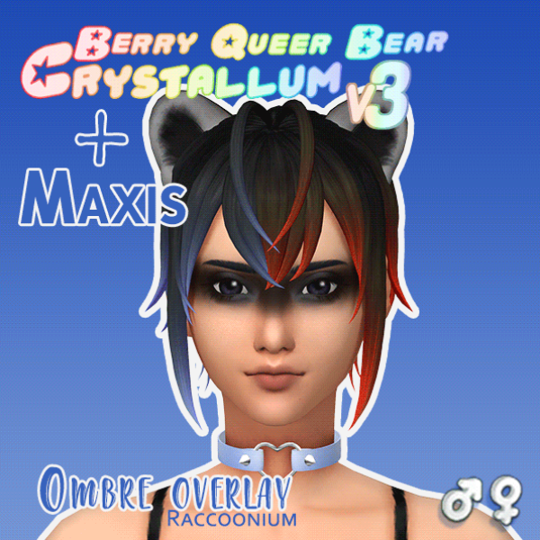 Maxis Match Ombre overlay v2 by simsfinds - The Sims 4 Custom Content