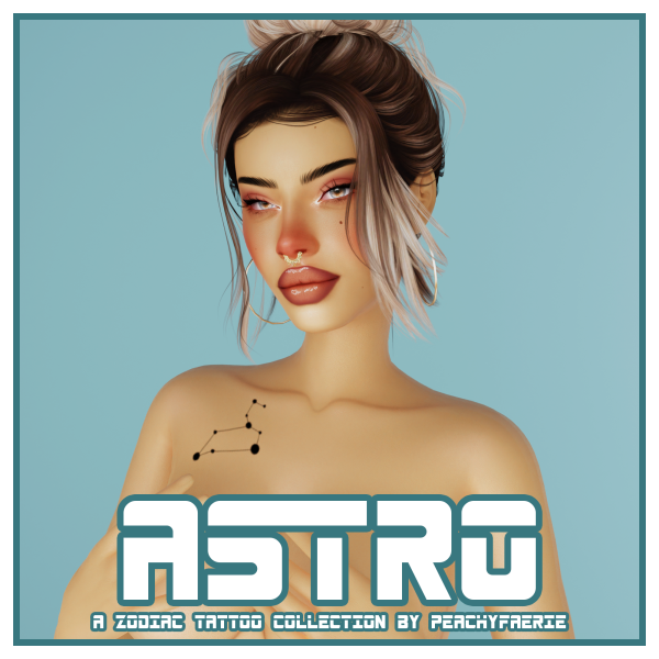 Mix ASTRO a zodiac tattoo collection by simsfinds - The Sims 4 Custom Content