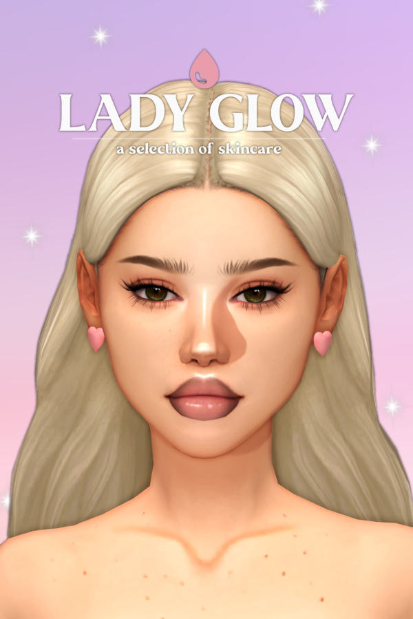Maxis Match LADY GLOW a selection of skincare by simsfinds - The Sims 4 Custom Content