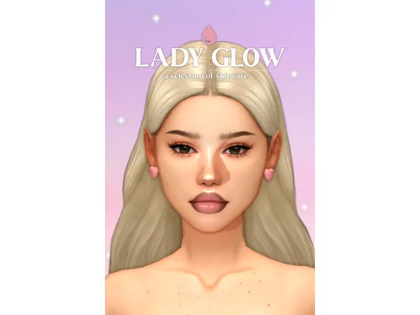 Maxis Match LADY GLOW a selection of skincare by Lady Simmer - The Sims 4 Custom Content