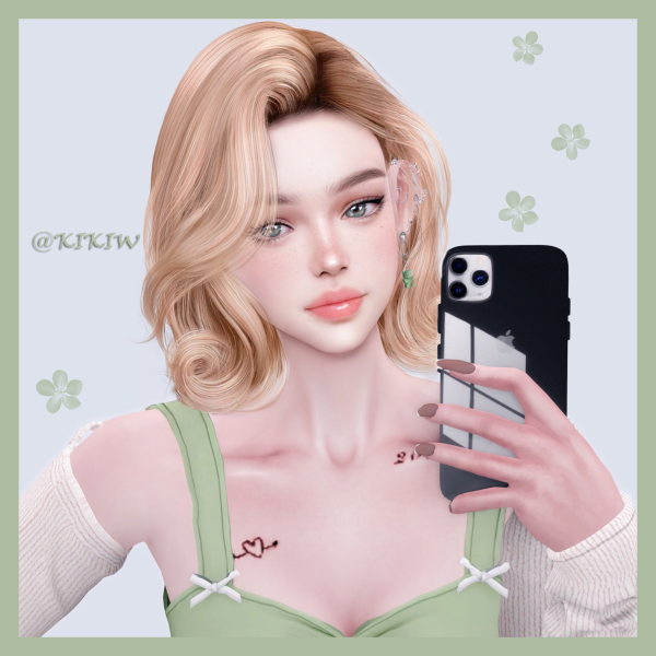 Alpha [KIKIW]Box Nose Preset by simsfinds - The Sims 4 Custom Content
