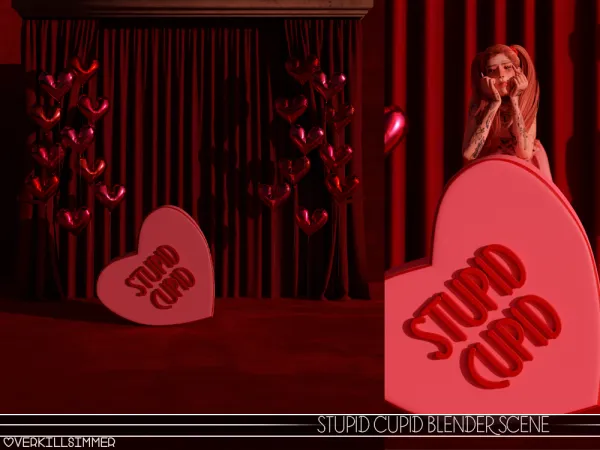 Alpha Stupid cupid by overkillsimmer - The Sims 4 Custom Content