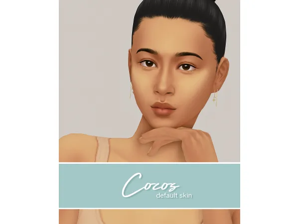 Maxis Match COCOS a default non default skin by nesurii - The Sims 4 Custom Content