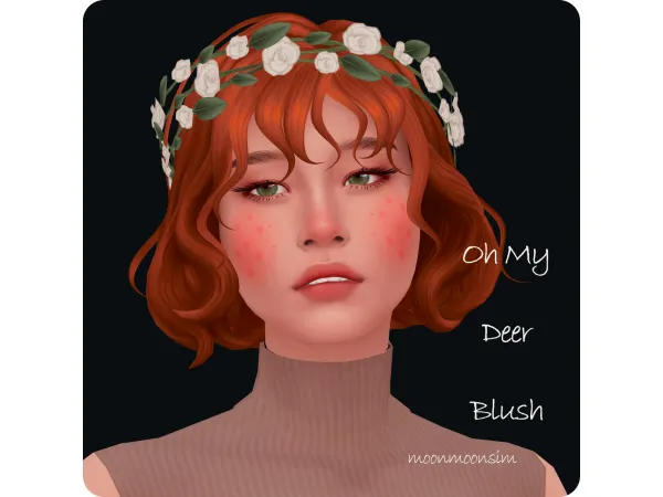 Maxis Match OH MY DEER BLUSH by moonmoonsim - The Sims 4 Custom Content