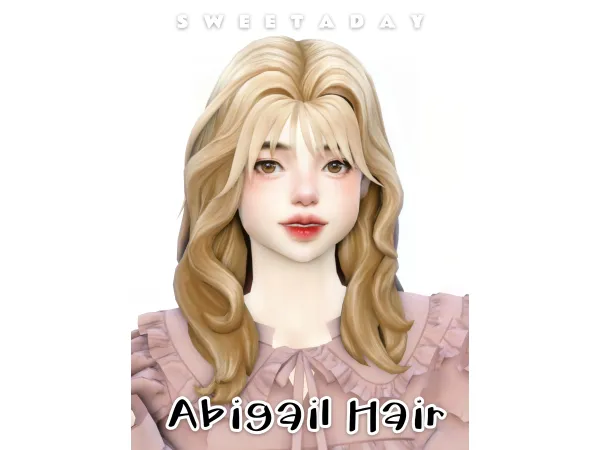 Maxis Match Dazai Osamu Hair(Early AccessDecember 17th 2022) by sweetaday - The Sims 4 Custom Content