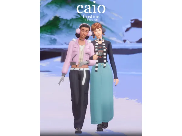 Maxis Match Frostine A 9 item Set by Caio - The Sims 4 Custom Content