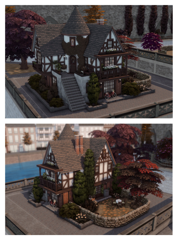 Maxis Match Havisham House by simsfinds - The Sims 4 Custom Content