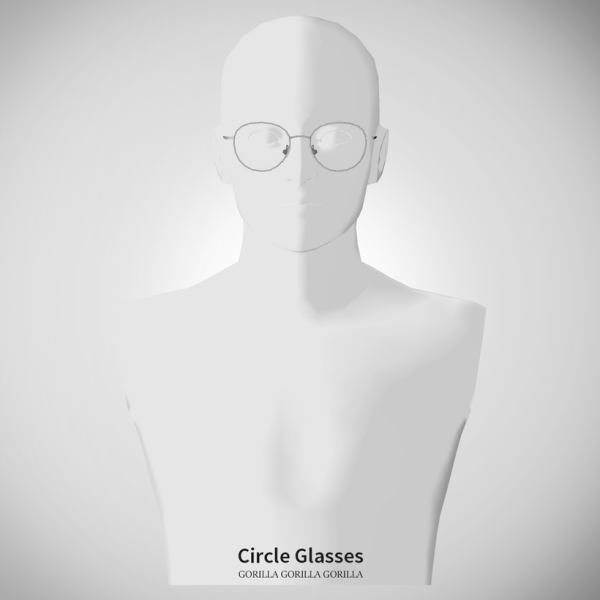 Alpha Circle Glasses by simsfinds - The Sims 4 Custom Content