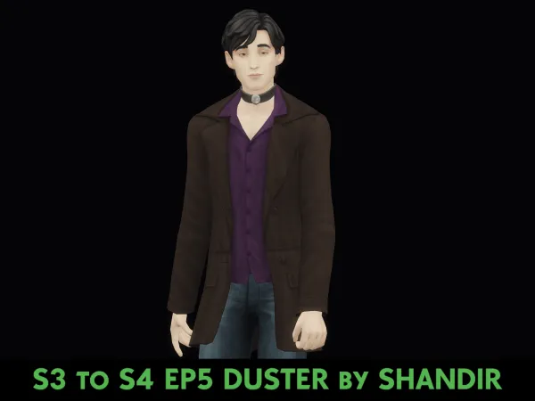 Maxis Match Shandir Duster - The Sims 4 Custom Content