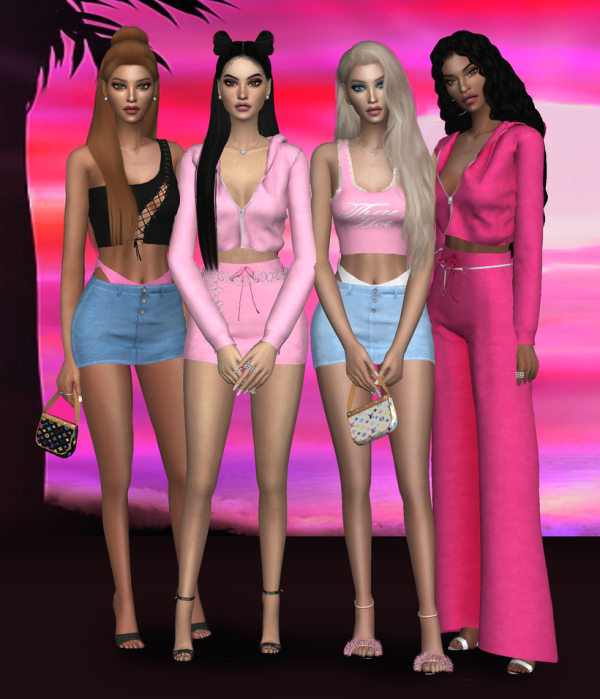 Alpha BFF MINI COLLECTION by simsfinds - The Sims 4 Custom Content