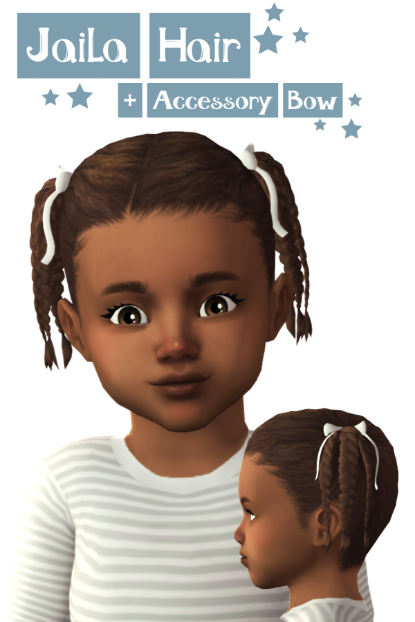 Maxis Match Jaila Hair by simsfinds - The Sims 4 Custom Content