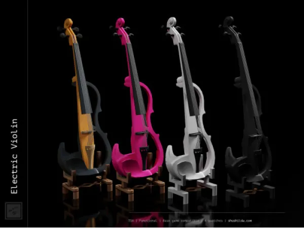 Mix Electric Violin - The Sims 4 Custom Content