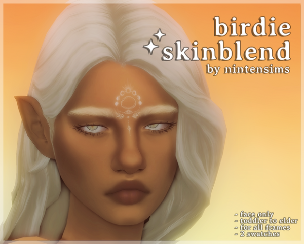Maxis Match birdie a maxis match skinblend by simsfinds - The Sims 4 Custom Content