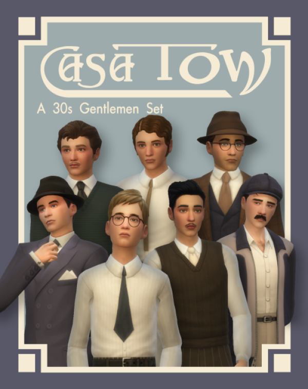 Maxis Match Casa Tow Set by simsfinds - The Sims 4 Custom Content