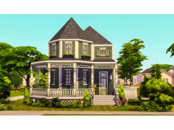 Maxis Match The Daisy Victorian Base Game by kiimy_2_Sweet - The Sims 4 Custom Content