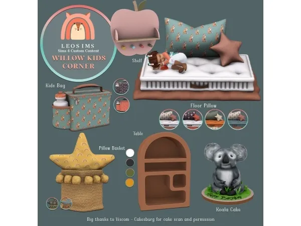 Alpha Willow Kids Corner - The Sims 4 Custom Content