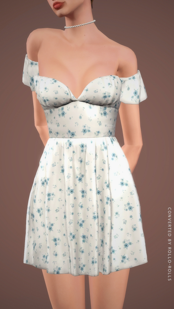 Elliesimple Angel Dress 4t3 by simsfinds - The Sims 3 Custom Content