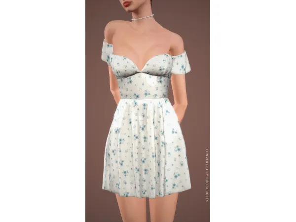 Elliesimple Angel Dress 4t3 - The Sims 3 Custom Content
