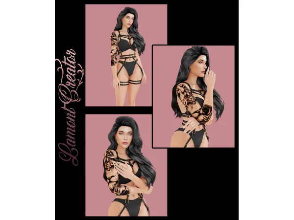Mix Tattoo Female 2 - The Sims 4 Custom Content