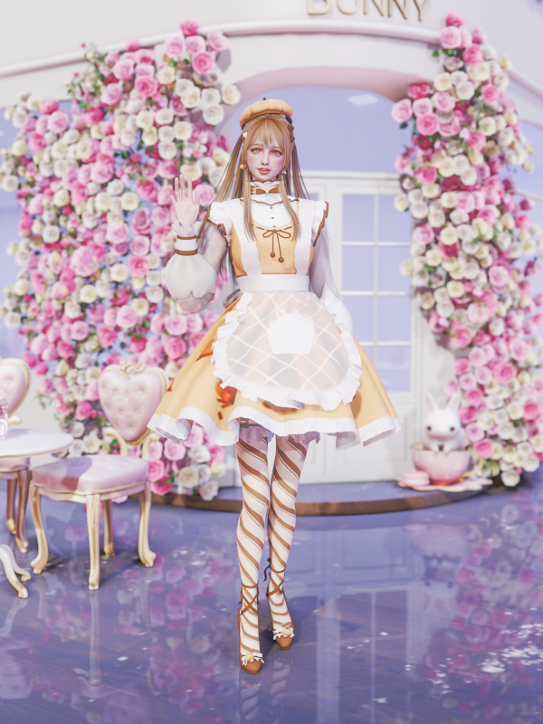Alpha DOWNLOAD Shining Nikki Pumpkin Latte by simsfinds - The Sims 4 Custom Content