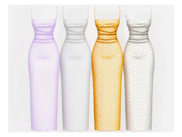 Aquamarine Dress by Plbsims - The Sims 3 Custom Content