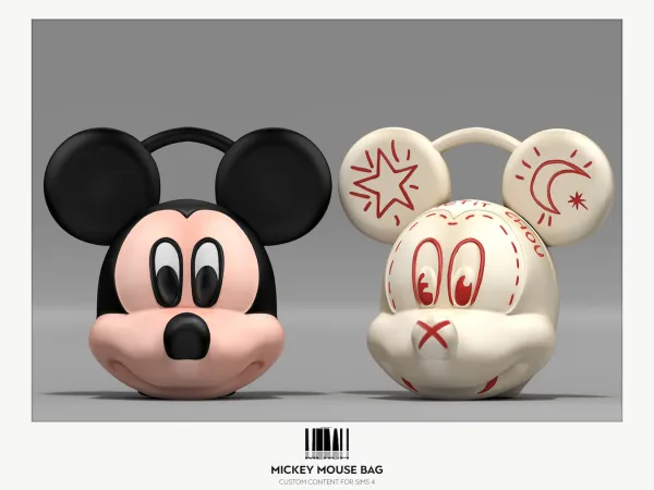 Alpha MERCH Mickey Mouse Bag - The Sims 4 Custom Content