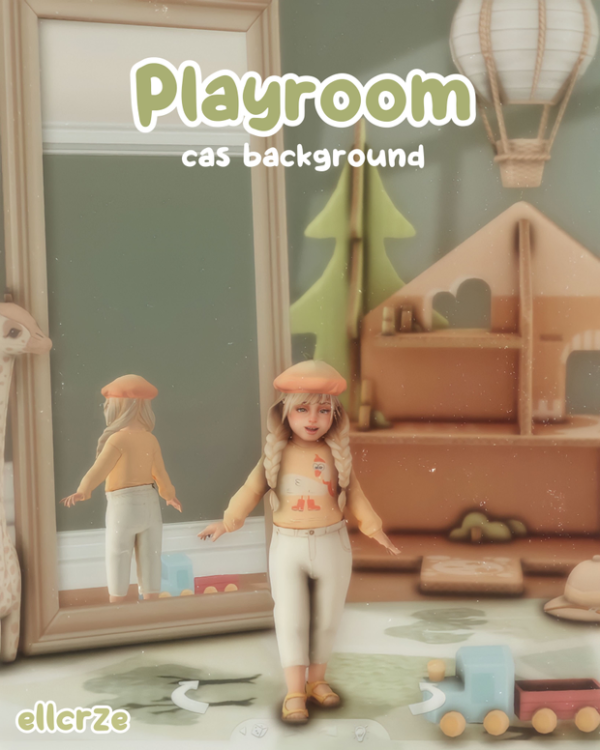 Mix CAS Background Playroom by simsfinds - The Sims 4 Custom Content