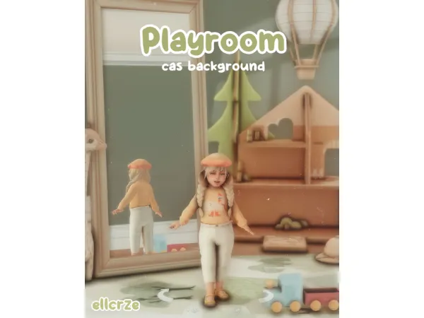 Mix CAS Background Playroom - The Sims 4 Custom Content