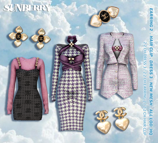 Alpha [SUNBERRY] GIFT SET 5 CHN SET22 by simsfinds - The Sims 4 Custom Content