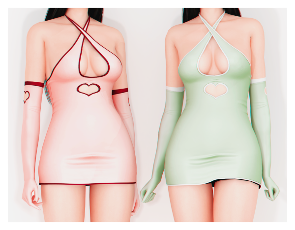 Alpha Crystal Dress Gloves (Valentine's Day) by plbsims - The Sims 4 Custom Content